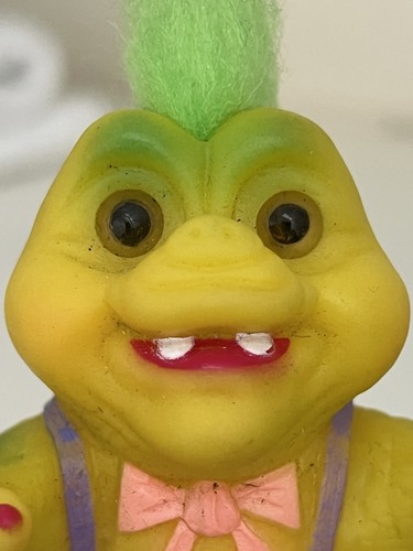 Vintage dino troll baby - baby, 90s