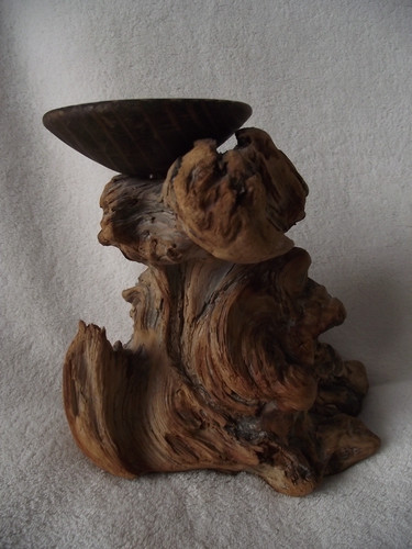 Vintage driftwood folk art - driftwood,