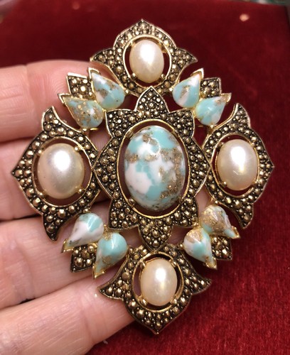 Vintage original faux pearls - faux,