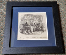Framed Antique 1800s Dickens