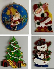 Vintage 80's Christmas Plastic