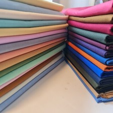 Plain 100% Cotton Linen Fabric