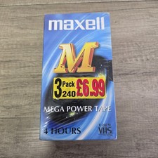 Blank VHS Tapes Maxell 240