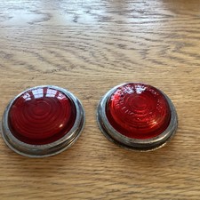 Pair Lucas 488 Glass Red Lens