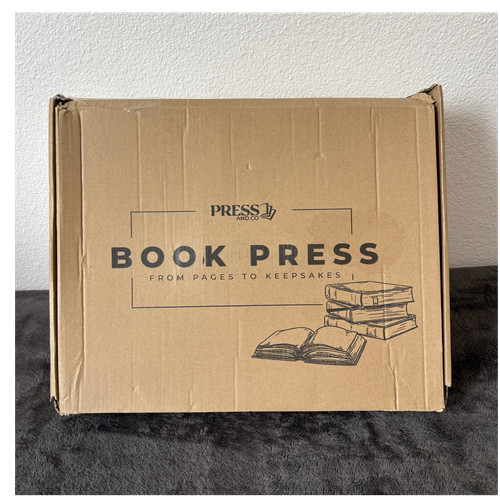 Press and bookbinding kit - press,