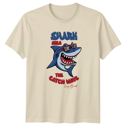 Shark area shirt - surf's, up