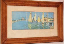 Raoul Dufy Vintage Art Print, The Regatta, Deauville, Framed, H24xW38cm