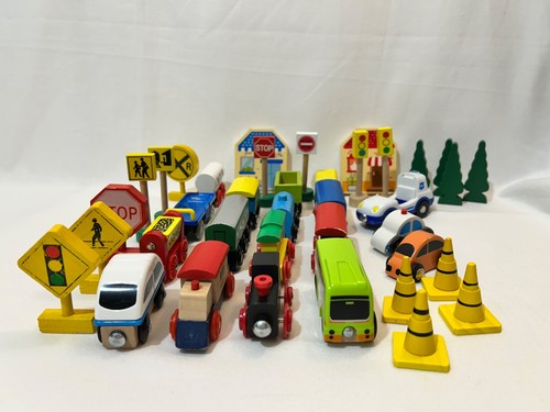 Trains trees trucks - trains,