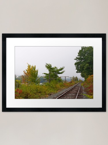 Railroad track framed - track,