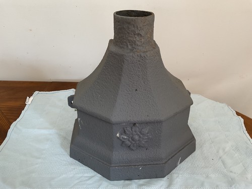 Rare cast iron drain hopper - drain,