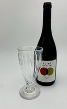 Mouthblown Wine Glass In The Georgian Style.