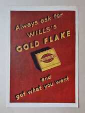 WILLS Gold Flake - Vintage