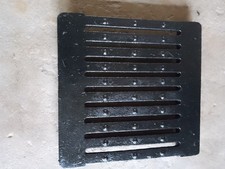 VINTAGE CAST IRON GRID DRAIN COVER
