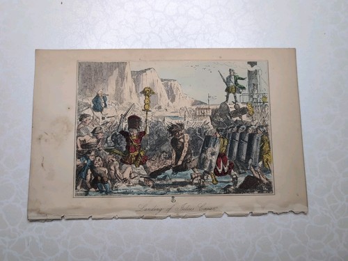 Original c1870 colour etching - c1870,