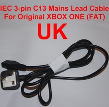 IEC 3-pin C13 Mains Lead Cable