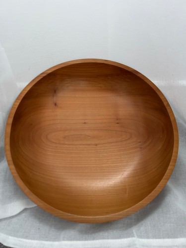 Hand turned cherry wood - hand,