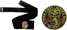 TANAKA COBRA KAIS MARTIAL ARTS HEADBAND KENDO Karate Kid Film & Cloth Badge