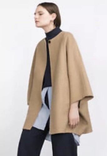 Zara camel cape coat - zara,