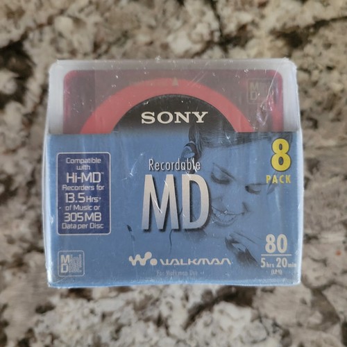 Sony recordable mini disc - recordable, 8