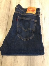 MENS LEVIS 514 STRETCH JEANS 33 inch WAIST X 34 inch LEG BLUE