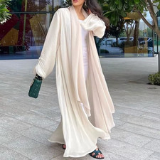 Dubai Open Abaya Kimono Muslim
