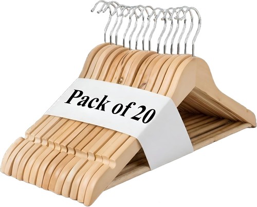 Wooden coat hangers - hangers, suit