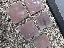 5 Original Red Quarry Tiles 6 inch x 6 inch