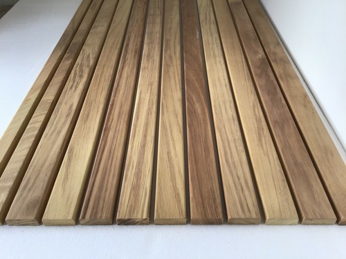 Iroko garden bench - iroko,