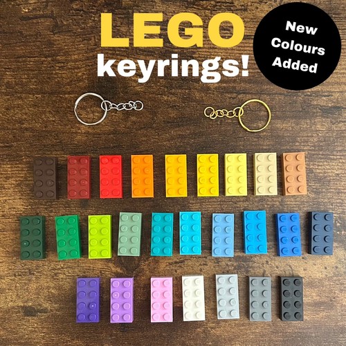 Lego brick keyring - brick,