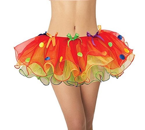 Adult sassy clown tutu - clown,