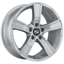 ALLOY WHEEL OZ RACING SAHARA 5 FOR AUDI S4 8X18 5X112 FULL SILVER PS7
