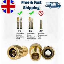 2 X Brass Adaptor Presta to