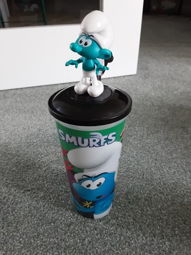Smurf cinema beaker - smurf,