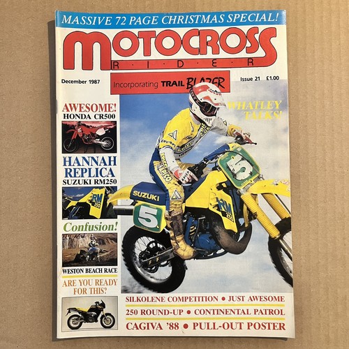 Motocross rider dec - #21, 1987