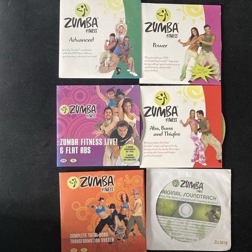 Zumba fitness dvd joblot - fitness, 4x