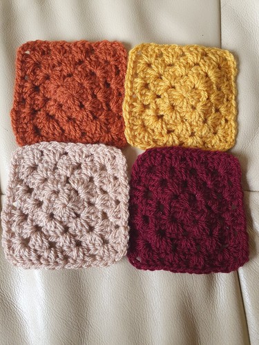 Autumn colours hand crochet - colours,