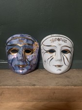 Spanish wall masks with gold