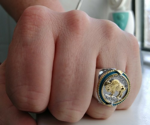 Buffalo nickel silver gold - buffalo,