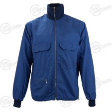 Original Swedish Military Sports Jacket- Blue-Used Issued Genuine Army Surplus