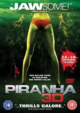 Piranha DVD (2010) Elisabeth Shue, Aja (DIR) cert 18 2 discs Fast and FREE P & P