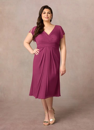 New azazie dress - dress, mulberry