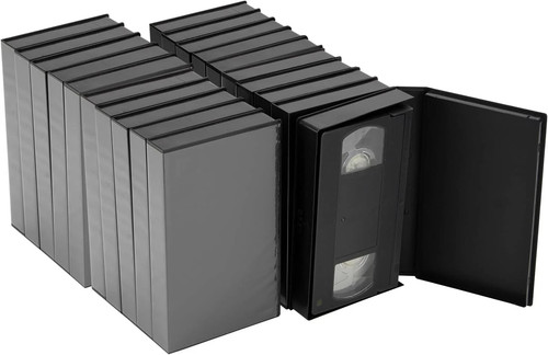 Pack standard black vhs - 10,