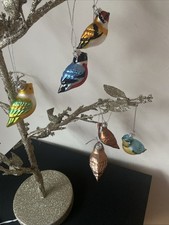 Glass Bird Christmas Tree