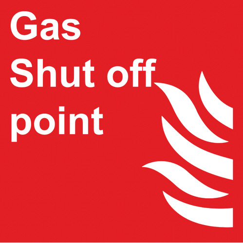 Fire gas shut off point - gas,