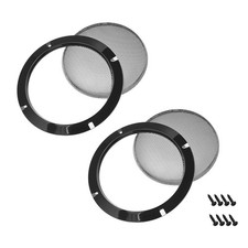 2pcs 6.5" Car Speaker DJ Grill Cover Steel Mesh Woofer Subwoofer Protector New