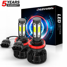 2PCS H11 H8 H9 LED Bulbs High