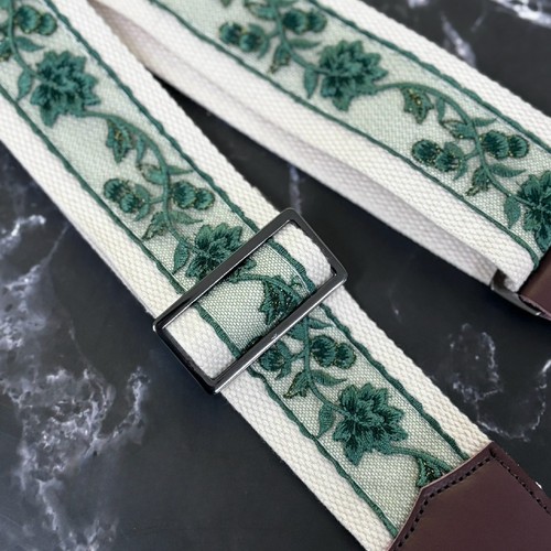 Cowhide leather guitar strap - guitar,
