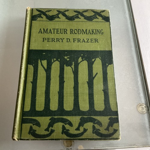 Old fishing rod making book - old,