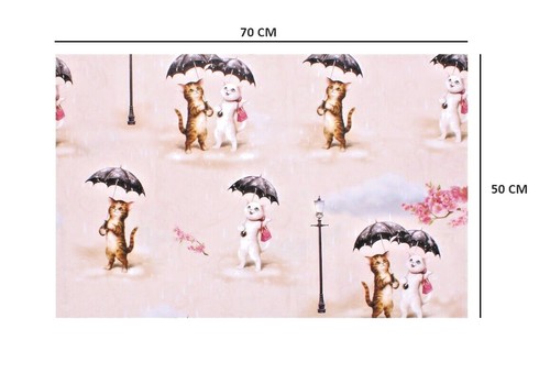 Cat wrapping paper owl - cat, gift