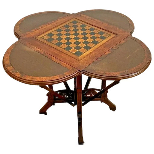 Antique game card table - antique,